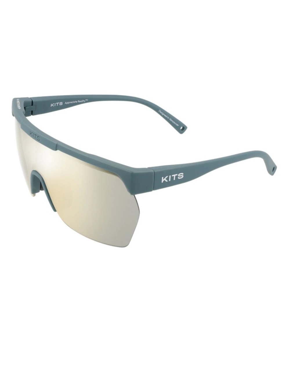 KITS Pace UV400 Sunglasses with Gold Mirror Lens